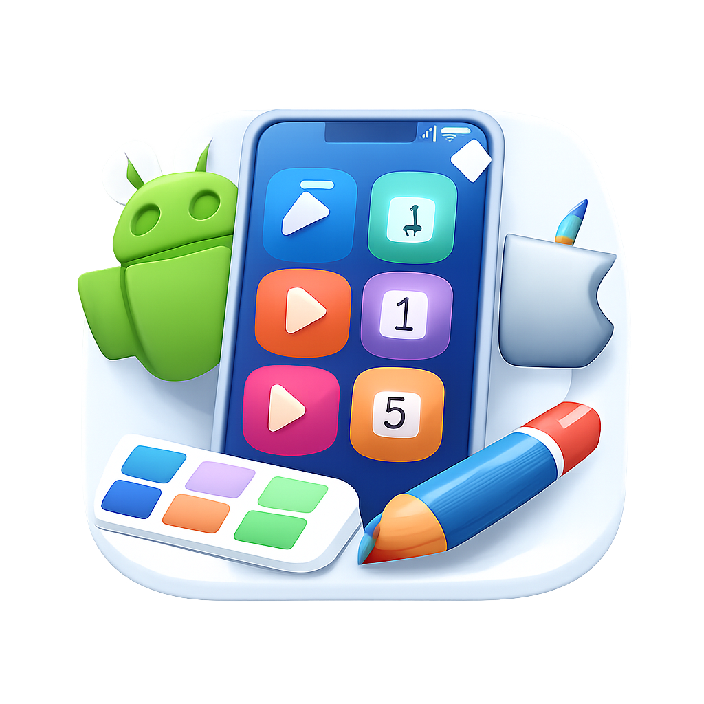 Android va iOS uchun ilova belgisi generatori